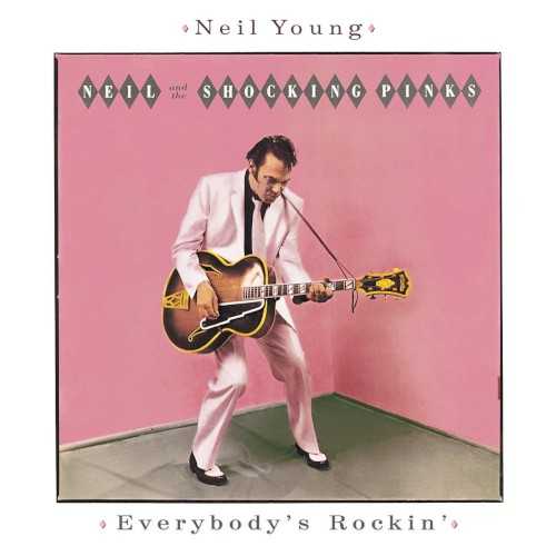 Allmusic album Review : By following the hi-tech Trans after only seven months with a rockabilly album, Neil Young baffled his audience. Just as he had followed the sales peak of Harvest in 1972 with a series of challenging, uncommercial albums, Young had now dissipated the commercial and critical acceptance he had enjoyed with 1979s Rust Never Sleeps with a series of mediocre albums and inexplicable genre exercises. Everybodys Rockin, credited to "Neil & the Shocking Pinks," represented the nadir of this attempted career suicide. Running less than 25 minutes, it found Young covering early rock evergreens like "Betty Lous Got a New Pair of Shoes" and writing a few songs in the same vein ("Kinda Fonda Wanda"). If he had presented this as a mini-album at a discount price, it would have been easier to enjoy the joke Young seemed to intend. As it was, fans who already had their doubts about Young dropped off the radar screen; Everybodys Rockin was his lowest-charting album since his 1969 solo debut, and he didnt release another album for two years (his longest break ever between records).