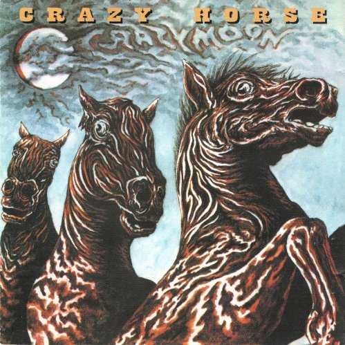 Allmusic album Review : Six years went by between the release of Crazy Horses third album, At Crooked Lake, and its fourth, Crazy Moon, and a lot of water went under the bridge in the meantime. Crazy Horse was, in effect, three different bands on its first three albums because the only constants were bassist Billy Talbot and drummer Ralph Molina as lead singers, songwriters, guitarists, and keyboardists came and went. The band name seemed to be retired by 1973, but in 1974 Talbot and Molina hooked up with singer/guitarist Frank Sampedro as Crazy Horse, leading to sessions with their erstwhile employer Neil Young that resulted in the Young/Crazy Horse album Zuma. At the same time, they recorded some Crazy Horse tracks that sat around for years, finally being finished off in the summer of 1978 for release here. The result is the first album since their debut, 1971s Crazy Horse, that sounds identifiable as the band that backs Young. In part, thats because Young himself is present on guitar on the tracks "Shes Hot," "Going Down Again," "New Orleans," "Downhill," and "Thunder and Lighting," and brings along his production associates David Briggs and Tim Mulligan as well as his pedal steel player Ben Keith. But its also because this is a well-realized effort on which Sampedro proves to be the first of the many successors to original guitarist Danny Whitten to fit in well with Molina and Talbot; because Molina and Talbot have upped their participation beyond providing the rhythm and some vocals, contributing to the songwriting as well; and because the guest musicians include a bevy of Crazy Horse alumni and friends including keyboardist Barry Goldberg (producer of the pre-Crazy Horse band the Rockets); Greg Leroy (Crazy Horse guitarist, 1971-1972); Bobby Notkoff (Rockets violinist); and Michael Curtis (Crazy Horse keyboardist, 1972). This is something of a Crazy Horse reunion effort, and it shows the band off at its best, or at least probably as good as it could be without co-founder Whitten, who died in 1972.