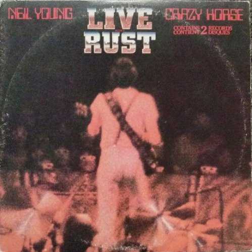 Allmusic album Review : All the kudos Neil Young earned for Rust Never Sleeps he lost for Live Rust, the double-LP live album released four months later. Live Rust was the soundtrack to Youngs concert film Rust Never Sleeps (he had wanted to give it that title, but Reprise vetoed the idea, fearing confusion with the earlier album), and likewise was recorded October 22, 1978, at the Cow Palace in San Francisco. But much of the Rust Never Sleeps album had been recorded on the same tour, and Live Rust repeated four songs from that disc; besides, since Young had released the career retrospective Decade in 1977, critics felt he was unfairly recycling his older material and repeating his new material. In retrospect, however, Live Rust, now a single 74-minute CD, comes off as an excellent Neil Young live album and career summary, starting with the early song "Sugar Mountain" and running through then-new songs like "My My, Hey Hey (Out of the Blue)" and "Powderfinger." Young is effective in both his acoustic folksinger and hard-rocking Crazy Horse bandleader modes. The various distractions of the concert itself and the film, such as the pretentious props and cowled roadies, are absent, and whats left is a terrific Neil Young concert recording.