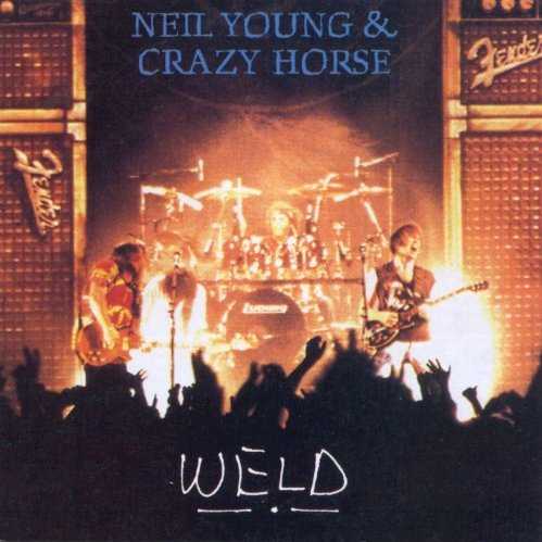 Allmusic album Review : Weld, Neil Youngs two-hour-plus double-CD chronicle of his 1991 Ragged Glory/Smell the Horse Tour with Crazy Horse, was received with only mild enthusiasm from Youngs fans and rock critics, perhaps because it seemed redundant. Such warhorses as "Like a Hurricane" and "Cortez the Killer" were making their fourth appearances on a Young album, and the five songs from the Ragged Glory album were basically unchanged from their studio versions. Containing only 16 tracks, the albums songs averaged over seven and a half minutes in length, and that length was given over to extended guitar improvisations, which often were filled with feedback and distortion. Where Youngs previous double live album, Live Rust, which bore some similarities to this one, was a career retrospective including some acoustic numbers, Weld was all electric rock with Crazy Horse. The one previously unreleased song was a Gulf War-era cover of Bob Dylans "Blowin in the Wind," complete with gunshots and exploding bombs. In retrospect, Weld seems like an excellent expression of one part of Youngs musical persona, putting some of his best hard rock material onto one album. [Initially, Weld was released in a 25,000 copy limited-edition called Arc Weld (Reprise 26746) containing a third disc made up of guitar feedback and called "Arc."]