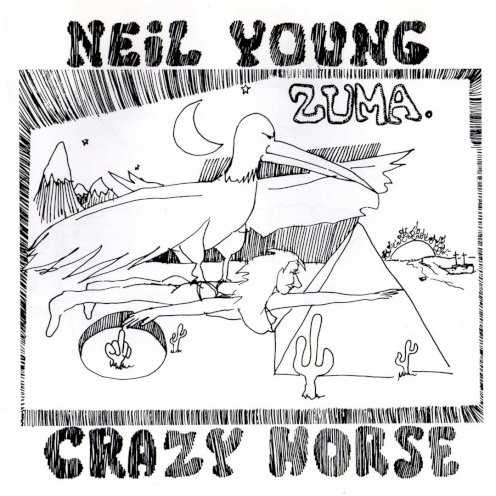 Allmusic album Review : Having apparently exorcised his demons by releasing the cathartic Tonights the Night, Neil Young returned to his commercial strengths with Zuma (named after Zuma Beach in Los Angeles, where he now owned a house). Seven of the albums nine songs were recorded with the reunited Crazy Horse, in which rhythm guitarist Frank Sampedro had replaced the late Danny Whitten, but there were also nods to other popular Young styles in "Pardon My Heart," an acoustic song that would have fit on Harvest, his most popular album, and "Through My Sails," retrieved from one of Crosby, Stills, Nash & Youngs abortive recording sessions. Young had abandoned the ragged, first-take approach of his previous three albums, but Crazy Horse would never be a polished act, and the music had a lively sound well-suited to the songs, which were some of the most melodic, pop-oriented tunes Young had crafted in years, though they were played with an electric-guitar-drenched rock intensity. The overall theme concerned romantic conflict, with lyrics that lamented lost love and sometimes longed for a return ("Pardon My Heart" even found Young singing, "I dont believe this song"), though the overall conclusion, notably in such catchy songs as "Dont Cry No Tears" and "Lookin for a Love," was to move on to the next relationship. But the albums standout track (apparently the only holdover from an early intention to present songs with historical subjects) was the seven-and-a-half-minute epic "Cortez the Killer," a commentary on the Spanish conqueror of Latin America that served as a platform for Youngs most extensive guitar soloing since his work on Everybody Knows This Is Nowhere.