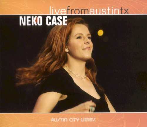 Allmusic album Review : Following the release of her third album Blacklisted, Neko Cases reputation was beginning to expand beyond the boundaries of the alt-country community when she appeared on the celebrated roots music television showcase Austin City Limits, and Live from Austin, TX preserves the full 14-song set Case played for ACLs studio audience on August 9, 2003. Cases accompaniment is simple and spare on this set -- Jon Rauhouse on guitar, banjo and pedal steel, Tom V. Ray on bass and Kelly Hogan on vocal harmonies -- but Cases warm, rich voice is big enough to fill the room all by itself, and her partners provide just the right accents for the sad but resonant songs that dominate this performance. Perhaps Cases greatest virtue is her ability to sing with strength and authority without sounding histrionic, and that gift dominates this album; listen to her take on "Deep Red Bells" and youll notice that while she gives a passionate performance thats deeply emotional and physically expressive, she has an intuitive sense of when to go full out and when to ease back, and the dynamics of the number are gorgeous, especially with just Rauhouses banjo and Rays bass filling out the arrangement. Live from Austin, TX is less ambitious than Cases 2004 live effort The Tigers Have Spoken, in terms of both accompaniment and material, but theres a simplicity and cohesion to this set thats beautiful and satisfying, and anyone who has been impressed with the artistry of her studio work (especially 2006s brilliant Fox Confessor Brings the Flood) will want to hear this concert in which her voice is given free reign.