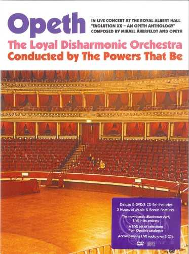 Allmusic album Review : While In Live Concert at the Royal Albert Hall may not be Opeth’s only live album, it’s certainly their classiest. Recorded at the famous London venue, the live album features the Swedish progressive death metal masters masterfully executing a nearly three-hour set. Most notable about the live set is that Opeth chose to kick it off by performing Blackwater Park, their artistic breakthrough, in its entirety. With an amazingly tight performance and a sparklingly clear recording, In Live Concert at the Royal Albert Hall is an easy addition for metal fans. If you’ve ever wanted to hear the quintessential death metal band at work live, it won’t get any more convenient than this. in_live_concert_at_the_royal_albert_hall