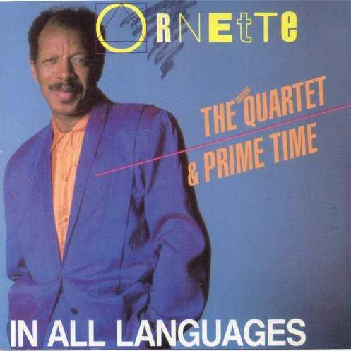 Allmusic album Review : This is an unusual and very stimulating double CD. On the first CD, Ornette Coleman, on alto and tenor, has a reunion with his original quartet, which is comprised of trumpeter Don Cherry, bassist Charlie Haden and drummer Billy Higgins. The second CD features Colemans then-current edition of his "double quartet" Prime Time with guitarists Charlie Ellerbe and Bern Nix, electric bassists Jamaaladeen Tacuma and Al MacDowell, and drummers Denardo Coleman and Calvin Weston. Five of the ten songs the quartet plays are also heard in versions by Prime Time, and the latter electric group almost makes the acoustic unit sound conservative in comparison. While the quartet displays subtle use of space and interplay between the musicians, Prime Time comes across as overcrowded and loud, but no less stimulating. Highly recommended to fans of Ornette Coleman.