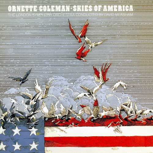 Allmusic album Review : Heres what is known about Ornette Colemans first recorded orchestral symphonic work (he had written others previously and had them performed but never put on tape): After hiring conductor David Measham and the London Symphony Orchestra, British musicians union rules prohibited Coleman from using his own quartet to play on the record. As a result, he had to re-examine the work without the concerto grosso form and, to fit the work on a single LP, he had to cut many of the recurrent themes of the work. It is also known that the recording quality isnt the greatest. So what? The bottom line is this: In the 21st century, Skies of America, which was Ornettes first attempt at employing his newly developed harmolodic theory (whereby using modulation many players could solo at once using different keys), still sounds ahead of its time. Though there are 21 bands marked on the cover, this is a single unbroken work with many of the themes recurring -- either in that they had long been present in Ornettes musical iconography, or would become so. (Check the theme in "The Good Life," as it evolved from "School Work" from 1962 and became "Dancing in Your Head" in the late 70s.) Coleman himself solos beautifully in the middle of the disc, from "The Artist in America" on and off until the works end with "Sunday in America." This is loaded music: politically, emotionally, and also spiritually. The dissonance doesnt seem so profound now, but it still rubs against the grain of Western harmonic principles in all the right ways. Its difficult to find the sense of what chord is dominant in Colemans composition, and for that alone its valuable. But also, its compelling listening on a level that music such as this is not yet the cultural norm or even close to approaching its standard -- which means that it is not yet fully possible. Ornettes was an opening volley, thrown down as a gauntlet that has yet to be picked up. This is still dangerous and rewarding music.