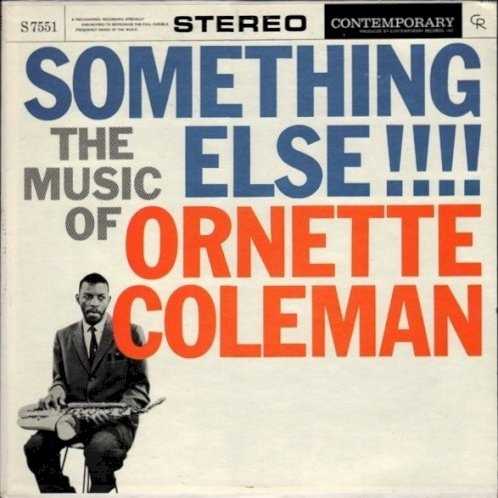 Allmusic album Review : This 1958 debut recording by the Ornette Coleman Quintet, which featured Coleman on his trademark white plastic alto, Don Cherry on trumpet, Billy Higgins on drums, Walter Norris on piano, and Don Payne on bass, shook up the jazz world -- particularly those musicians and critics who had entered the hard bop era with such verve and were busy using the blues as a way of creating vast solo spaces inside tight and short melody lines. Something Else!!!! is anathema to that entire idea, and must have sounded like it came from outer space at the time. First, Colemans interest was in pitch, not "being in tune." His use of pitch could take him all over -- and outside of -- a composition, as it does on "Invisible," which begins in D flat. The intervals are standard, but the melodic component of the tune -- despite its hard bop tempo -- is, for the most part, free. But what is most compelling is evident in abundance here and on the next two tunes, "The Blessing" and "Jayne": a revitalization of the blues as it expressed itself in jazz. Coleman refurbished the blues framework, threaded it through his jazz without getting rid of its folk-like, simplistic milieu. In other words, the groove Coleman was getting here was a peoples groove that only confounded intellectuals at the time. Coleman restored blues to their "classic" beginnings in African music and unhooked their harmonies. Whether the key was D flat, A, G, whatever, Coleman revisited the 17- and 25-bar blues. There are normal signatures, however, such as "Chippie" in F and in eight-bar form, and "The Disguise" is in D, but in a strange 13-bar form where the first and the last change places, altering the talking-like voice inherent in the melodic line. But the most important thing about Something Else! was that, in its angular, almost totally oppositional way, it swung and still does; like a finger-poppin daddy on a Saturday night, this record swings from the rafters of the human heart with the most unusually gifted, emotional, and lyrical line since Bill Evans first hit the scene.