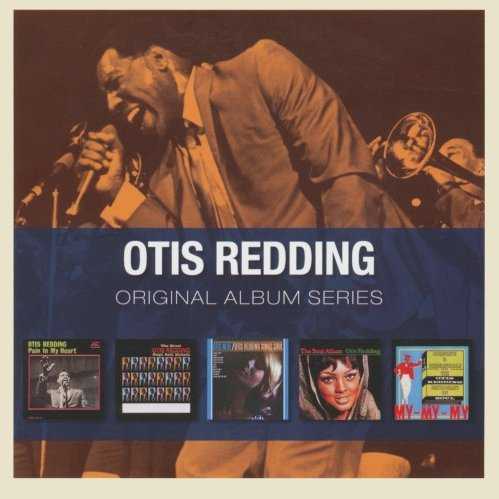 Allmusic album Review : The very face of classic Southern soul is Otis Redding, whose incendiary and passionate singing and stage presence came as close as anyones to transferring the energy, explosiveness, and drive of Southern gospel into the secular pop world of soul. Otis Reddings recording career really only lasted five years, from 1962 through 1967 (seven studio albums in all), and the balance of it, along with his biggest hits, really only came in the last two years of that time, with his biggest hit and first number one, "(Sittin On) The Dock of the Bay," released after his death. All of it was enough, though, to establish Redding as the greatest performer of the classic deep soul era, a designation he undoubtedly deserves. This five-disc set collects five of Reddings Atco albums in one package, including 1964s Pain in My Heart, 1965s The Great Otis Redding Sings Soul Ballads, and 1966s Otis Blue: Otis Redding Sings Soul, The Soul Album, and Complete & Unbelievable: The Otis Redding Dictionary of Soul.