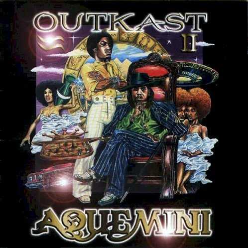 Allmusic album Review : Even compared to their already excellent and forward-looking catalog, OutKasts sprawling third album, Aquemini, was a stroke of brilliance. The chilled-out space-funk of ATLiens had already thrown some fans for a loop, and Aquemini made it clear that its predecessor was no detour, but a stepping stone for even greater ambitions. Some of ATLiens ethereal futurism is still present, but more often Aquemini plants its feet on the ground for a surprisingly down-home flavor. The music draws from a vastly eclectic palette of sources, and the live instrumentation is fuller-sounding than ATLiens. Most importantly, producers Organized Noize imbue their tracks with a Southern earthiness and simultaneous spirituality that come across regardless of what Dre and Big Boi are rapping about. Not that they shy away from rougher subject matter, but their perspective is grounded and responsible, intentionally avoiding hardcore clichés. Their distinctive vocal deliveries are now fully mature, with a recognizably Southern rhythmic bounce but loads more technique than their territorial peers. Those flows grace some of the richest and most inventive hip-hop tracks of the decade. The airy lead single "Rosa Parks" juxtaposes front-porch acoustic guitar with DJ scratches and a stomping harmonica break that could have come from nowhere but the South. Unexpected touches like that are all over the record: the live orchestra on "Return of the G"; the electronic, George Clinton-guested "Synthesizer"; the reggae horns and dub-style echo of "SpottieOttieDopaliscious"; the hard-rocking wah-wah guitar of "Chonkyfire"; and on and on. Whats most impressive is the way everything comes together to justify the full-CD running time, something few hip-hop epics of this scope ever accomplish. After a few listens, not even the meditative jams on the second half of the album feel all that excessive. Aquemini fulfills all its ambitions, covering more than enough territory to qualify it as a virtuosic masterpiece, and a landmark hip-hop album of the late 90s.