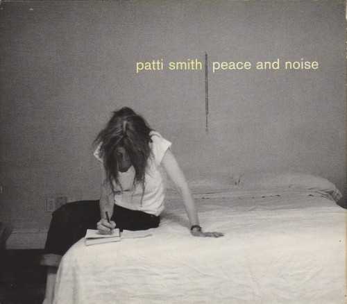 Allmusic album Review : After a prolonged retirement, Patti Smith returned to action in 1996 with Gone Again. It was recorded after she suffered the loss of both her brother and her husband, Fred "Sonic" Smith, two losses so great that its not surprising she is still exploring that pain on Peace and Noise, which quickly followed Gone Again in 1997. Patti had been working on Peace and Noise with Fred before his death, and its issues are appropriately more domestic than those on Gone Again. Throughout most of the record, she explores aging and raising children, trying to find a place for her family in the modern world while coming to terms with her aging rebelliousness. The music on Peace and Noise trims away the sonic bluster and anthemic rocking of Gone Again, preferring a sparse, piano-based musical foundation. As a result, her words resonate clearly and have a succinct, poetic power that was lacking on the otherwise worthy Gone Again.