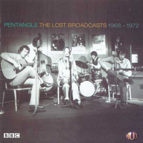 Allmusic album Review : Pentangle earned its inclusion in the holy trinity of British folk-rock -- along with Fairport Convention and Steeleye Span -- through a combination of vision, tenacity, and the virtuoso guitar playing of John Renbourn and Bert Jansch. At their peak they were a force of nature, seamlessly incorporating blues and jazz into the structured world of traditional folk like culinary graduates in their first real kitchen. The Lost Broadcasts: 1968-1972, consisting of 41 tracks from their numerous appearances on BBC radio, serves as a window into the groups most prolific era. Originally released in the mid-90s on Live at the BBC and On Air as a nine-song set, Broadcasts features 12 cuts from BBC transcription discs and 20-odd tunes recorded off-air from AM broadcasts by devoted fan and collector David Moore. The decidedly lo-fi sound on the majority of cuts may turn away the curious, but fans will grin from ear to ear as the band blows through classics like "Light Flight," "Let No Man Steal Your Thyme," and a truly spooky version of "Hunting Song." While the arrangements closely mirror the original studio takes, the performances expound on them. Jacqui McShee, who was blessed with one of the clearest yet often weak in comparison to Maddy Prior and Sandy Denny voices of the genre, displays complete power on these sessions, making one wonder if the studio was an improper environment for her considerable talents. The previously unreleased "Name of the Game," originally recorded for the soundtrack to a film called Tam Lin, showcases Renbourn and Janschs dual assault, and Danny Thompson, who was absent from a few recordings due to a wrist injury, provides a wicked bass solo on "Ive Got a Feeling." Sound quality aside, Lost Broadcasts delivers what many devotees have been craving for decades, a snapshot of one of British folks most versatile collectives at their creative peak.