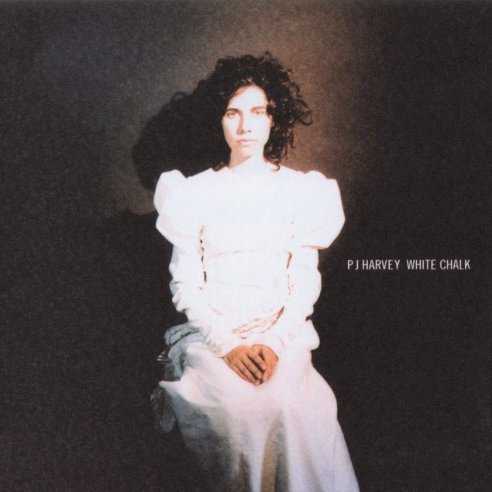 Allmusic album Review : The quiet ones are always the scariest. Polly Jean Harveys appearance on the cover of White Chalk -- all wild black hair and ghostly white dress -- could replace the dictionary definition of eerie, and the album itself plays like a good ghost story. Its haunted by British folk, steeped in Gothic romance and horror, and almost impossible to get out of your head, despite (but really because of) how unsettling it becomes. White Chalk is Harveys darkest album yet -- which, considering that shes sung about dismembering a lover and drowning her daughter, is saying something. Its also one of her most beautiful albums, inspired by the fragility and timelessness of chalk lines and her relative newness to the piano, which dominates White Chalk; it gives "Before Departure" funereal heft and "Grow Grow Grow" a witchy sparkle befitting its incantations. Most striking of all, however, is Harveys voice: she sings most of White Chalk in a high, keening voice somewhere between a whisper and a whimper. She sounds like a wraith or a lost child, terrifyingly so on "The Mountain," where she breaks the tension with a spine-tingling shriek just before the album ends. This frail persona is almost unrecognizable as the woman who snarled about being a 50-foot queenie -- yet few artists challenge themselves to change their sound as much as she does, so paradoxically, its a quintessentially PJ Harvey move. The album does indeed sound timeless, or at least, not modern.<br><br> White Chalk took five months to record with Harveys longtime collaborators Flood, John Parish, and Eric Drew Feldman, but these somber, cloistered songs sound like they could be performed in a parlor, or channeled via Ouija board. There is hardly any guitar (and certainly nothing as newfangled as electric guitar) besides the acoustic strumming on the beautifully chilly title track, which could pass for an especially gloomy traditional British folk song. Lyrics like "The Devil"s "Come here at once! All my being is now in pining" could be written by one of the Brontë sisters. On a deeper level, White Chalk feels like a freshly unearthed relic because it runs so deep and dark. Harvey doesnt just capture isolation and anguish; she makes fear, regret, and loneliness into entities. In these beautiful and almost unbearably intimate songs, darkness is a friend, silence is an enemy, and a piano is a skeleton with broken teeth and twitching red tongues. "When Under Ether" offers a hallucinatory escape from some horrible reality -- quite possibly abortion, since unwanted children are some of the many broken family ties that haunt the album -- and this is White Chalks single. What makes the album even more intriguing is that it doesnt really have much in common with the work of Harveys contemporaries (although Joanna Newsoms Ys and Scott Walkers The Drift come to mind, mostly for their artistic fearlessness) or even her own catalog. It rivals Dance Hall at Louse Point for its willingness to challenge listeners, but its far removed from Uh Huh Her, which was arguably more listenable but a lot less remarkable. In fact, this may be Harveys most undiluted album yet. When shes at the peak of her powers, as she is on this frightening yet fearless album, the world she creates is impossible to forget, or shake off easily. White Chalk can make you shiver on a sunny day.