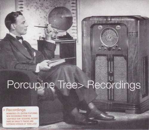 Allmusic album Review : Released as a semi stopgap collection in mid-2001 during a period of general Porcupine Tree inactivity, outside of some concert appearances here and there, Recordings compiles the various B-sides and extra tracks from singles taken from Stupid Dream and Lightbulb Sun, adding a couple of unreleased goodies as well. Its obviously for the hardcore fans more than anyone else -- those wanting an introduction to the band will find it of interest but not the best place to start. Those hardcore fans, though, will find it a very enjoyable release, with the previously unavailable songs of definite interest. "Buying New Soul," which starts the album, is one of the bands subtler epics, an eleven-minute number with all the multitracked vocals and wistfully burnt imagery any fan of classic English prog could want. "Access Denied," originally planned for Lightbulb Sun itself, is (in part) a wonderfully jaunty little number which could have come from mid-eighties XTC, Wilsons contributions on hammered dulcimer an inspired touch. The remaining tracks reappear from the various singles, though sometimes in different form. "Oceans Have No Memory," originally surfacing as a demo, gets a full instrumental band version here, while "Even Less," the majestic opening blast from Stupid Dream, turns up in its full fourteen minute length, the second part having only appeared before on a separate single. The full "Even Less" features past guests the East of England Orchestra and Theo Travis, both of whom also turn up on "Ambulance Chasing," an unexpectedly successful fusion of everything from heavy tribal drumming to saxophone. Theres an attractive range of stylistic experimentation on display with the various B-sides and extra numbers, ranging from the minimal, near-ambient exploration of "Cure For Optimism" to the building rocker "Disappear." recordings