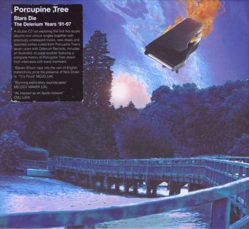 Allmusic album Review : U.K. art rock outfit Porcupine Tree devotes an entire box set to their early- to mid-90s downtempo/prog rock period. Stars Die: The Delerium Years 91-97, narrows its focus to the groups psychedelic, pre-ambient Pink Floyd era that relied heavily on guitarist/founder Steve Wilsons more pop-oriented -- but still epic -- compositions. The two discs pack 21 assorted rarities, previously unreleased tracks, and new mixes into an elegant box featuring a deluxe 40-page booklet thats worth the price of the collection itself. Listeners looking for an entry point into this Porcupine Tree period would do well giving this anthology a shot, while fans of acts like Ozric Tentacles, Tangerine Dream, and Flying Saucer Attack, who have remained in the dark about the group, will likely find them to be a new and wonderful addiction. stars_die_the_delerium_years_91_97