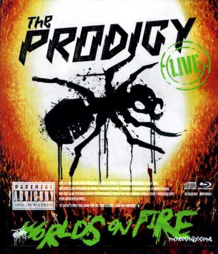 Allmusic album Review : The Prodigy have been the most galvanizing live act in dance music for nearly as long as some of their present-day fans have been alive: from the early Experience days in the early 90s through "Firestarter" and right into the new millennium via Invaders Must Die, their 2009 return to form. Still, Worlds on Fire is their first official live recording. (Canny listeners might actually think the world’s on fire after a few minutes of listening to Maxim and Keith Flint’s nearly endless commands to the crowd -- "Stand up!," "Make some no-o-o-o-o-o-o-o-o-ise!" -- but they were on solid ground with fans, since this was the Prodigys own Warriors Dance festival at the Milton Keynes Bowl in July 2010.) All the hits are in attendance, spread throughout each major era, although most of the earliest and best come later, including the ending trifecta of "Everybody in the Place," "Their Law," and "Out of Space." The energy on display is impressive, and its hardly a bad keepsake of actually seeing Howlett & co. in action, but as usual for live albums from dance acts, there are few substitutes for the real thing. [A video on the CD/DVD edition includes the full show as well as other live highlights, including an excellent selection of tracks from all over the world as well as short tour films from Japan, the U.S., and the U.K.]