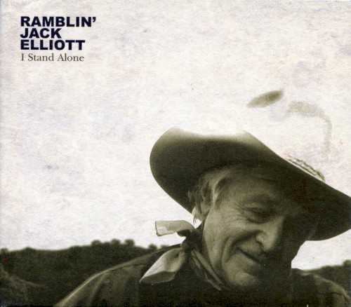 Allmusic album Review : If youre an old fan of Ramblin Jack Elliott, look for few surprises now that hes jumped to the label that hosts Nick Cave, Joe Henry, and Tom Waits. This is Jack Elliott the fingerpickin folkie, friend to Cisco Houston and Woody Guthrie, and influence of Bob Dylan. These 14 songs reflect what Jack has done since leaving the rodeo more than 50 years ago. Most of the songs here are utterly familiar, including "Mr. Garfield," "Leaving Cheyenne," "Old Blue," "Willy Moore," "Careless Darlin" (with Lucinda Williams), "Hong Kong Blues," "Drivin Nails in My Coffin" (with David Hidalgo), and many others. In addition to the aforementioned guests, Nels Cline, Flea, Corin Tucker, and D.J. Bonebrake are here, to name a few. Elliott hasnt recorded an album in seven years, but I Stand Alone ranks among his very best efforts. His voice is richer now that its aged; its full of authority, wisdom, and a certain kind of madness -- the kind that one witnesses during his live shows. There are no standouts on this record, with the possible exception of its final cut, "Woodys Last Ride," which Elliott penned. With an autoharp, a lonely guitar, and some ambient sounds, Elliott tells a beautiful and spooky story about the last time he saw Guthrie. There are no regrets, no sophomoric or melodramatic words, just a winsome pleasure and brief tale that sends the entire record off into the night sky with a smile. The rest of this set is simply great. Its a fantastic introduction to Elliott for newbies, and authoritative proof that hes not only still got it, but he just keeps getting better.