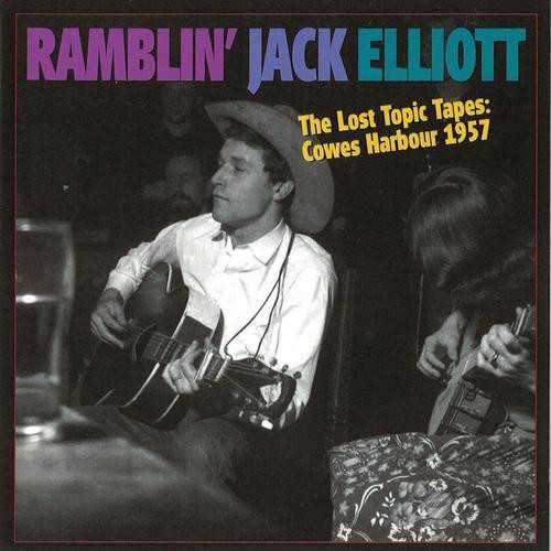 Allmusic album Review : Born in Brooklyn, Jack Elliott reinvented himself as a cowboy folksinger in the Woody Guthrie mold (but without Guthries particular talent for recasting folk melodies into new compositions), and was adept at catching the nuances of rural American singing styles. He did indeed like to ramble, and he landed in London in 1955 just as the skiffle boom was taking off, signing to Topic Records. The songs on this disc were all recorded for Topic at a session on a yacht at Cowes Harbour on the Isle of Wight in 1957. Some of the tunes were issued on a 10" LP called Jack Takes the Floor and the rest were stowed away in the British Library in London, which was where a Topic staffer discovered them nearly 50 years later. The sequence here is a fairly typical Elliott set of the time, made up of Guthrie tunes (including a fine version of "Tom Joad"), traditional American folk songs ("Streets of Laredo," "Tom Dooley"), and other pieces that fit his style, like his wonderful cover of Libba Cottens "Freight Train." Things get a little affected when Elliott talks between songs, but when he sings, it all works, and his guitar playing is always simple, appropriate, and top-notch.