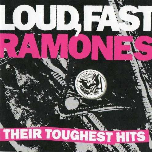 Allmusic album Review : Yes, the Ramones were one of the greatest, best bands of their time, but the single-disc 2002 Rhino compilation Loud, Fast Ramones: Their Toughest Hits is not the place to become acquainted with their legacy. The problem is that its neither a concise, combustible recounting of their late-70s heyday, nor is it a good single-disc capsulation of their big tunes from "Blitzkrieg Bop" to "I Dont Wanna Grow Up," or at least "Pet Semetary." Given that this only concentrates on Sire material, its easy to forgive the absence of MCA material, but it stops somewhat inexplicably in the mid-80s -- the time that Rhinos Ramones reissue series stopped, circa October 2002, coincidentally enough -- giving this set very little rhyme or reason, especially since it tries to treat the decade or so it covers evenhandedly, which means there are a lot of great songs absent in favor of latter-day, lesser tunes. There surely are some terrific, timeless tracks here, and the first 17 or 18 tracks are stone-cold classic and flow superbly, but there are 12 other tracks that are not bad, but pale dramatically in comparison to what came before, especially because its a small sampling of a few years and doesnt attempt to be an overview of the rest of their career. There is enough great music here to make it partially worthwhile, but, on the whole, its not nearly as good as the schizophrenic but deliriously fun Ramones Mania or the comprehensive double-disc set Hey! Ho! Lets Go, which does this kind of overarching overview much better.