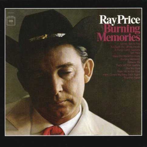 Allmusic album Review : Holy hillbilly fiddlers, Batman! Ray Price left the honky tonk and hooked up with a string section! At least thats what country fans must have been thinking when they heard Ray Prices Burning Memories. Here, the only identifying country marker is the corny cowboy hat hes wearing on the cover. While its easy to see why Price took so much guff from country diehards because this is a radical change from his Ernest Tubb-influenced honky tonk persona, its still a badass country record, full of Floyd Cramer and Pig Robbins pianos, Buddy Emmons pedal steel, and Prices awesome baritone voice in its finest form ever. Begun in 1962, Burning Memories was the beginning of the Price transition from hillbilly singer to serious crossover smash. This is the album that boasts the stellar, timeless, and unforgettable "Make the World Go Away" by Hank Cochran and Eddie Millers mind-blowing "Release Me," two Price signature tunes. In addition, there are amazing reads of Buck Owens "Together Again," Conway Twittys "Walk Me to the Door," and Willie Nelsons "Are You Sure," among others -- including Harlan Howards fearsome nugget "You Took Her Off My Hands (Now Take Her Off My Mind)." Truth be told, Burning Memories holds no filler, which is astonishing for a country record from that era. Frank Jones production is full of space and slippery genre blurs, and allows Prices ambition to soar without abandoning his strengths. Burning Memories, masterpiece that it is, is only available on CD as part of a two-fer series by Audium. The other record? The amazing follow-up, Touch My Heart.