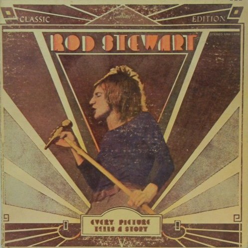 Allmusic album Review : Without greatly altering his approach, Rod Stewart perfected his blend of hard rock, folk, and blues on his masterpiece, Every Picture Tells a Story. Marginally a harder-rocking album than Gasoline Alley -- the Faces blister on the Temptations cover "(I Know Im) Losing You," and the acoustic title track goes into hyper-drive with Mick Wallers primitive drumming -- the great triumph of Every Picture Tells a Story lies in its content. Every song on the album, whether its a cover or original, is a gem, combining to form a romantic, earthy portrait of a young man joyously celebrating his young life. Of course, "Maggie May" -- the ornate, ringing ode about a seduction from an older woman -- is the centerpiece, but each song, whether its the devilishly witty title track or the unbearably poignant "Mandolin Wind," has the same appeal. And the covers, including definitive readings of Bob Dylans "Tomorrow Is Such a Long Time" and Tim Hardins "Reason to Believe," as well as a rollicking "Thats All Right," are equally terrific, bringing new dimension to the songs. Its a beautiful album, one that has the timeless qualities of the best folk, yet one that rocks harder than most pop music -- few rock albums are quite this powerful or this rich.