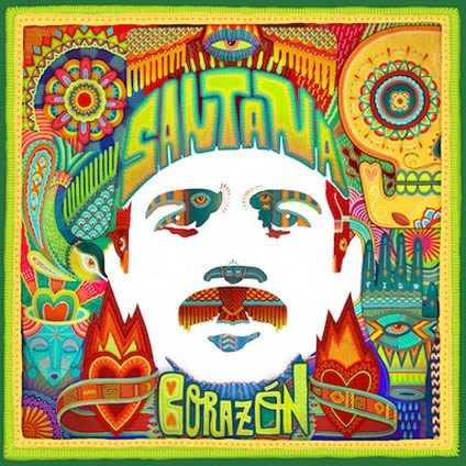 Allmusic album Review : Corazón is Carlos Santanas first album for a major label since 2002s Shaman. It marks his reunion with executive producer Clive Davis, who masterminded 1999s multi-platinum Supernatural. Billed by RCA as his "first Latin album," Corazón is the studio counterpart to the guitarists HBO Latino concert special that featured his band performing with a host of Latin music superstars in his native Mexico. The singing was (as it is here) mostly in Spanish. For the most part, Santana actually sounds hungry again. His studio band is filled with killers, including drummer Dennis Chambers, timbalero Karl Perazza, and conguero Raul Rekow. Opener "Saideira" features his trademark tone in a passionate, stinging, gritty exchange with vocalist Samuel Rosa, from the Brazilian rock and reggae band Skank. Jittering, insistent horns and layers of percussion push both men to escalate the battle. Juanes lends his soulful croon to first single "La Flaca." Its got an anthemic hook with layers of backing vocals framing Santanas tight and tasty solos. Los Fabulosos Cadillacs back the guitarist on "Mal Bicho," an aggressive, careening cumbia. "Oye 2014" is a Latin hip-hop reprise of "Oye Como Va" with the now ubiquitous Pitbull. Though interesting, it falls flat. Bob Marleys "Iron Lion Zion" features Ziggy Marley and Colombian rappers ChocQuibTown in a fusion that works, melding cumbia, reggae, and hip-hop. In "Una Noche en Napoles" -- a cover of Pink Martinis "Una Notte a Napoli" -- Mexican-American singer Lila Downs, Spanish cantaora Niña Pastori, and Argentine folksinger Soledad meet Santanas nylon-string guitar in a steamy buleria that weaves their voices yet retains their distinctive individual styles. Gloria Estefan appears on the lilting pop son "Besos de Lejos" and gives Santana a chance to showcase his rumba chops. Romeo Santos turns in a non-bachata performance on "Margarita." His bilingual lyrics and lilting high tenor are wed to airy soulful Caribbean R&B. Santana ties it to the earth with taut phrasing through a biting solo. Miguels "Indy" is babymaker pop-soul with a spiritual lyric. The composer sings and plays guitar accompanied only by Santana and Perazza. The jazzy salsa of "Yo Soy la Luz" was composed by Santana and features not only wife Cindy Blackman on drums, but also saxophonist Wayne Shorter playing sweltering fills and a gorgeous solo. While its true that this is another attempt to repackage Santana for a new audience, to dismiss Corazón for that reason would discount the creativity and innovation currently at work in the diverse world of Latin popular music. In addition, Santana himself shows renewed vitality as a musician. While some cuts are forgettable, the guitarists engagement with Latin pop is quite satisfying.