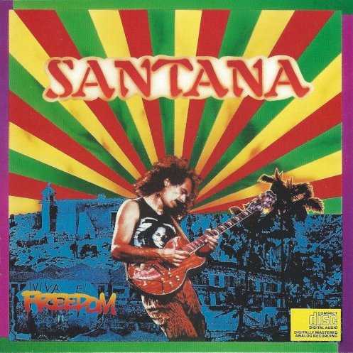 Allmusic album Review : Freedom marked several reunions in the Santana band, which was now a nonet. In addition to Carlos, the band consisted of percussionists Armando Pereza, Orestes Vilato, and Raul Rekow; returning drummer Graham Lear; bassist Alphonso Johnson; returning keyboardist Tom Coster, keyboardist Chester Thompson, and, on lead vocals, Buddy Miles, who had made a duet album with Santana 15 years before. Credited as an "additional musician" was keyboard player Greg Rolie, an original member. The music also marked a return from the hyper-pop sound of Val Garay on Beyond Appearances to a more traditional Santana Latin rock style. Thus, Freedom was a literal return to form, but, unfortunately, not to the quality of early Santana albums. And the groups commercial decline continued, with the LP getting to only Number 95.