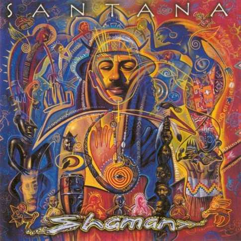 Allmusic album Review : Nobody could have predicted the success of the star-studded Supernatural in 1999, but it revitalized the career of Santana, plus Clive Davis, who cooked up the whole idea of the comeback in the first place. Given its blockbuster status, a sequel that followed the same blueprint was inevitable, which is exactly what 2002s Shaman is. If anything, theres even less Carlos Santana here, proving that he and Davis are among those that believe that Supernatural was a success because of Rob Thomas and "Smooth," not the typically tasteful, excellent guitar playing. And, no surprise, Thomas has a strong presence here even if he doesnt sing. He writes two songs, flexing his muscles as a neo-soul songwriter (not badly, either, on cuts sung by Musiq and Seal), and providing the template for all the guests here: they want to launch a new stage of their career, finding a wider audience. Outside of Seal (who has a comeback of his own to launch) and Placido Domingo (who does these things because he can), everybody here has hearts to win and something to prove, and they do a mixed job of it. P.O.D. falls on its face with the embarrassing "America," but Chad Kroeger far outshines anything hes done with a surprisingly subtle and soulful "Why Dont You & I," easily better than anything by Nickelback. But this points out the problem on the record -- each song is tailored to the strengths of the lead singer, not the strengths of Santana, whos left with piddly, forgettable instrumental interludes and playing endless lines beneath the vocal melodies. Who can blame him? Its the only chance he really gets to play on this album. On the whole, it holds together no better or no worse than Supernatural -- its the same record, essentially. True, there wasnt anything as awful as "America" or the foolish aural press release "Since Supernatural," but there was nothing as joyous and wonderful as the Michelle Branch-sung "The Game of Love." Written by the team behind the New Radicals modern pop classic "You Get What You Give," its every bit as soaring melodic and irresistible; it may not be Santana -- it sounds even less like Santana than "Smooth" -- but its perfect pop, the best pop single of 2002, for reasons that have nothing to do with Santana.