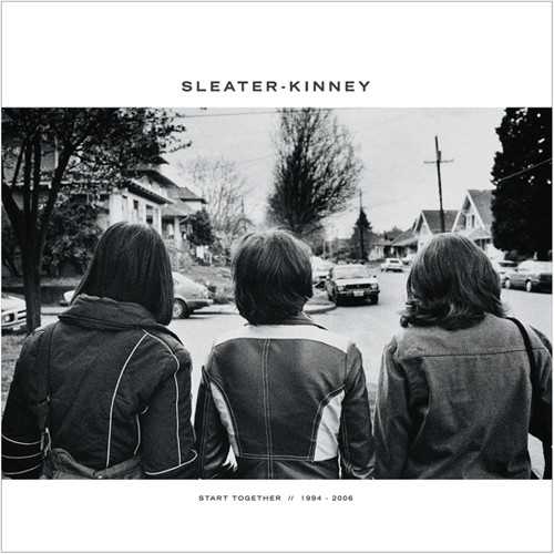 Allmusic album Review : Sleater-Kinneys groundbreaking discography gets the deluxe treatment with Start Together, a limited-edition box set that collects all seven of the groups remastered albums -- which spanned and reconfigured sounds as far-reaching as Motown, the Kinks, and post-punk while never letting the bands passion waver -- as colored vinyl LPs. Along with the bands pioneering body of work, the set also includes a 44-page hardcover book featuring previously unreleased photos and a limited-edition print and the new song "Bury Our Friends." A beautiful collectors piece commemorating one of Americas most vital indie bands.