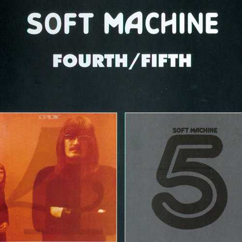 Allmusic album Review : Releasing Soft Machines Fourth and Fifth on one album isnt only convenient, but rather intriguing as well. While both albums display the bands wonderful jazz-rock abstractness and frittering "saxophone versus drums" interweaves, Fourth has the distinction of being the last album to feature drummer Robert Wyatt before he went on to form Matching Mole. The differences between Fourth and Fifth arent startling, but to true Soft Machine fans they are blatantly apparent, since it was Wyatts free-ranged approach which led the band to where they were at that point. Fourth romps and frolics with Mike Ratledges erratic organ meandering under the off-beat but highly colorful drum playing from Wyatt, while Elton Deans sax and saxello playing is nothing more than frantic throughout, gelling their progressive tendencies as a whole without notice. With Phil Howard and John Marshall sharing the drum work for Fifth, there are remnants of Soft Mahines non- structural artiness still remaining, especially on "As Is" and "Pigling Bland," but the same level of groovy spunk and improvised metaphysics in the form of Wyatts off-centeredness is gone. Tracks such as "All White" and "Drop" cant match the hectic, fused frenzy of "Fletchers Blemish" or the excitability that builds during "Teeth" from Fourth. Still, grouping the two albums together as one package is the best way to hear both, even when taking the comparison factor out of the picture.