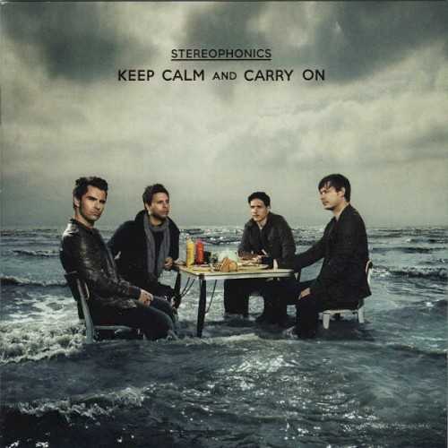 Allmusic album Review : Awakening from the slick slumber of 2007’s Pull the Pin, Stereophonics team up with Jim Abbiss for 2009’s Keep Calm and Carry On, hoping the producer of Arctic Monkeys, Kasabian, and the Music can liven them up a little bit. Abbiss does strip away the gloss that mummified Pull the Pin, guiding Stereophonics toward something a little more straightforward, where their Oasis obsessions are upgraded to a declawed Monkeys, the U2 swapped for Coldplay. While the relatively stripped-down setting winds up accentuating Kelly Jones’ status as a pretty boy frontman -- he sings with precision, not aggression -- it does let the rockers of the album’s first half latch in, particularly the rather propulsive “Trouble,” the nimble “She’s Alright,” and rolling “I Got Your Number,” and does keep the succession of anthems and ballads on the second half from seeming too languid. Stereophonics still wind up seeming a little too content to live up to their title -- if any band could use an adrenaline shot, it’s them -- but when a band is this placid, the little steps forward seem larger, as they do here.