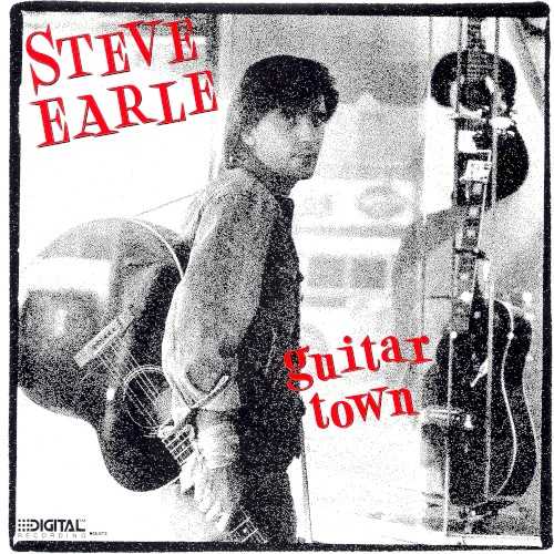 Allmusic album Review : On Steve Earles first major American tour following the release of his debut album, Guitar Town, Earle found himself sharing a bill with Dwight Yoakam one night and the Replacements another, and one listen to the album explains why -- while the music was country through and through, Earle showed off enough swagger and attitude to intimidate anyone short of Keith Richards. While Earles songs bore a certain resemblance to the Texas outlaw ethos (think Waylon Jennings in "Lonesome, Onry and Mean" mode), they displayed a literate anger and street-smart snarl that set him apart from the typical Music Row hack, and no one in Nashville in 1986 was able (or willing) to write anything like the title song, a hilarious and harrowing tale of life on the road ("Well, I gotta keep rockin while I still can/Got a two-pack habit and motel tan") or the bitterly unsentimental account of small-town life "Someday" ("You go to school, where you learn to read and write/So you can walk into the county bank and sign away your life"), the latter of which may be the best Bruce Springsteen song the Boss didnt write. And even when Earle gets a bit teary-eyed on "My Old Friend the Blues" and "Little Rock n Roller," he showed off a battle-scarred heart that was tougher and harder-edged than most of his competition. Guitar Town is slightly flawed by an overly tidy production from Emory Gordy, Jr., and Tony Brown as well as a band that never hit quite as hard as Earles voice, and he would make many stronger and more ambitious records in the future, but Guitar Town was his first shot at showing a major audience what he could do, and he hit a bulls-eye -- its perhaps the strongest and most confident debut album any country act released in the 1980s.