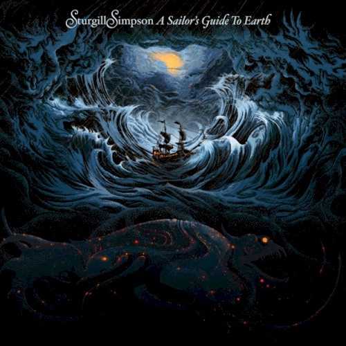 Allmusic album Review : Back when he released High Top Mountain in 2013, the retro sensibilities of Sturgill Simpson seemed to be rooted solely in outlaw country: he swaggered like the second coming of Waylon Jennings, a man on a mission to restore muscle and drama to country music. Metamodern Sounds in Country Music, his 2014 sophomore set, was a curve ball revealing just how unorthodox his rulebook was. After nearly two decades of alternative country doubling down on po-faced authenticity where simpler was better, Simpson embraced indulgence, pushing new wave, psychedelia, and digital-age saturation, all in an attempt to add the cosmic back into American music. A Sailors Guide to Earth goes one step further: its an old-fashioned concept album, one that tells a story -- its a letter to his newborn son, telling him how to become a man -- and is dressed in garish art suited to the side of a Chevy van. The overarching aesthetics are a throwback to the golden age of vinyl but Simpson is too smart to succumb to mere revivalism: he seeks to expand, not retract. To that end, hell posit that Nirvanas "In Bloom" exists on a continuum that runs back toward Glen Campbells renditions of Jimmy Webb tunes, which hints at how, for as steeped in the 70s as A Sailors Guide to Earth is, Simpson doesnt limit his prog to merely rock. Hes equally attracted to the symphonic haze of progressive folk and the boundary-blurring soul of Muscle Shoals, using its thick swathes of horns and smears of slide guitar as binding agents in songs that occasionally need to be pulled together. Blame that on Simpson sometime prioritizing the journey over the destination. Hes certainly not indifferent to songs -- strong ones punctuate the voyage, ones that veer closer to soul than country -- but he cherishes the voyage, so there are times when A Sailors Guide to Earth threatens to float away on a slipstream of strings and melodies that are heartfelt and hookless. Even at these moments, his ambition remains ingratiating: he might not quite arrive precisely where he intended, but as he makes it so clear throughout the album, what matters is the journey itself.