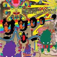 Allmusic album Review : Longtime Super Furry Animals album artist Pete Fowler collaborated with Keiichi Tanaami, the designer responsible for their 2007 album Hey Venus!, for the cover art for SFAs ninth album, Dark Days/Light Years, and its a fitting gesture for an album that connects the focused, revitalized band of the late 2000s with the renegades of the late 90s. A cursory listen reveals Dark Days to be considerably wilder than Hey Venus!, whose primary charm was its streamlined efficiency, showcasing the band at its tight, melodic best. Elements of this remain -- its hard to strip the Day-Glo pop out of SFA, and they do not deny themselves, or us, this candied pleasure -- but the opener, "Crazy Naked Ladies," makes it plain that this is a buoyant, electrified, psychedelic affair, as much about texture as it is about sound. In that sense, it has a kindred spirit in Guerrilla, the third album that found SFA getting elastically electronic instead of precisely pop, but if anything, the groups two sides are integrated seamlessly here with the band shifting gears almost imperceptibly, transitioning smoothly from fuzz-flaked guitars to pulsating electro beats. This liquid ease distinguishes Dark Days/Light Years as latter-day SFA, as does their continued reliance on showcasing each of their main singer/songwriters, giving this a bit of a democratic heft, but SFA avoid any of the respectable middlebrow bloat that taints the worthy Rings Around the World period. Dark Days is vibrant and alive, an ever-flowing, ever-shifting, carousel of sound -- some might miss the emphasis on song, but its a ride thats hard to resist.