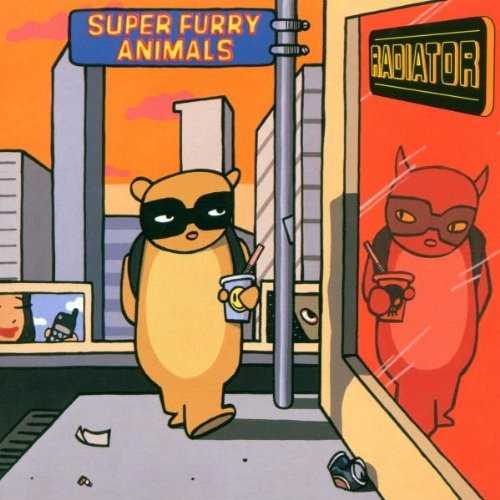 Allmusic album Review : Using the psychedelicized prog-punk of Fuzzy Logic as a foundation, Super Furry Animals move even further into left field on their second album, Radiator. As before, the group displays a gift for catchy, deceptively complex melodic hooks, but now its songwriting and arrangements are mind-bogglingly intricate and eclectic. Songs boast intertwining melodies and countermelodies, with guitars and keyboards swirling around the vocals. Similarly, the production is dense and heavy with detail, borrowing heavily from prog rock and psychedelic pop, but pieced together with the invention of techno and played with the energy of punk. Its a heady, impressive kaleidoscope of sounds, but what gives Radiator its weight is the way the sonics complement the songwriting. SFAs songs are melodic, accessible, and utterly original -- melodically, they may borrow from 60s pop, but they rearrange the clichés in fresh ways. Also, Gruff Rhys has a fondness for revolutionary politics and the bizarre that helps give Radiator its intoxicating, otherworldly atmosphere, making it one of the few late-90s albums that sounds inventive, vibrant, and utterly contemporary.