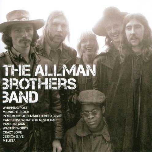 Allmusic album Review : Simply put, this is a compilation of most of the Allman Brothers Bands best-known tunes during their tenure with Capricorn. While its disappointing that the studio version of "Whipping Post" appears in lieu of the live one from At Fillmore East, a just compensation is made by the inclusion of "In Memory of Elizabeth Reed" from that historic recording. The other live cut here is the long version of "Jessica," from Wipe the Windows, Check the Oil, Dollar Gas, though the studio version might well have sufficed. For anyone who is looking for a single-disc Allman Brothers compilation, Icon might serve. That said, one has to wonder why the compilation producers chose songs from more erratic recordings such as Enlightened Rogues and the awful Win, Lose or Draw when more excellent material from Eat a Peach was there for the picking (i.e., "Aint Wastin Time No More," "Trouble No More," "Blue Sky"). That curious decision is troubling.