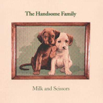 Allmusic album Review : On their second album, the Handsome Family began their retreat away from the scrappy, electric guitar-based sound of their debut, Odessa, and started to ease into the lovely but unnerving mix of Appalachian textures and 20th century despair that would become their calling card on Milk and Scissors. While "Winnebago Skeletons" and "The Dutch Boy" still feature amped-up guitars in all their noisy glory, most of the cuts reflect a more subdued approach, with acoustic guitars and subtle steel work dominating the proceedings. Despite embracing a less-abrasive style, Brett Sparks and his spouse and musical partner, Rennie Sparks, sure didnt sound any happier than they did on their debut; Milk and Scissors features a bit less in the way of dark humor and more simple darkness, reveling in bad judgment, cruel fate, heartbreak, and simple disappointment in all its shapes and sizes. Of course, the Handsome Familys gift is in making something beautiful and compelling out of such things, and there are a handful of great songs here, especially the darkly fanciful "Amelia Earhart vs. the Dancing Bear" and the oddly catchy "Drunk by Noon," but for the most part Milk and Scissors captures them in mid-stylistic shift, and they would be a lot more compelling when they arrived on the other side.