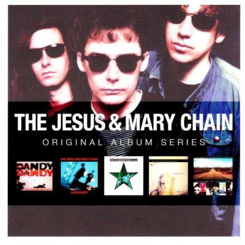 Allmusic album Review : Original Album Series offers the Jesus and Mary Chains five albums -- 1985’s Psychocandy through 1994’s Stoned and Dethroned -- all recorded for Blanco y Negro in the U.K., for a price just north of one full-price CD. The packaging is basic and functional, with each album in a somewhat sturdy paper sleeve (akin to the Creation label’s late-‘80s/early-‘90s CD EPs) that replicates the artwork. This is a more affordable option for those who are uninterested in the expanded 2006 Rhino and 2011 Edsel reissues, but there are no B-sides or non-album tracks here -- just the albums straight up with the original mastering.