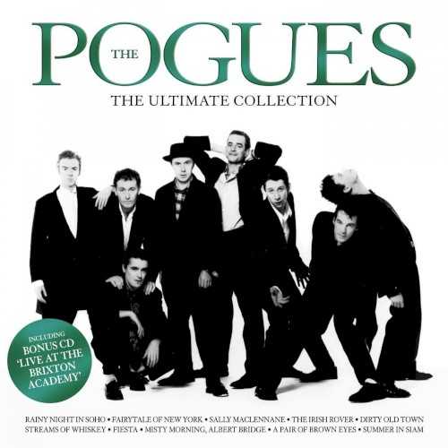 Allmusic album Review : For those who only know the Pogues from their duet Christmas hit with Kirsty MacColl, "Fairytale of New York," or dont know anything about the Irish group at all, this album is an excellent place to start. Featuring 23 highlights from the groups catalog -- with three tracks from Red Roses for Me, eight from Rum Sodomy & the Lash, five from If I Should Fall from Grace with God, three each from Peace and Love and Hells Ditch, and just one track from Waiting for Herb, recorded as Shane MacGowan sank deeper into alcoholism -- Ultimate Collection is a fair summary of the bands output over a period of nearly 20 years. They were never a singles band -- in fact, their only Top Ten hits were the aforementioned Christmas single and a duet with the Dubliners on the traditional Irish jig "The Irish Rover" -- but the Pogues nevertheless became one of the most successful traditional Irish folk bands, with their defining points consisting of Shane MacGowans distinctive slurring vocals and working-class political lyrics. They had released hit collections previously, but both the 1991 albums The Best of the Pogues and The Essential Pogues were condensed 14-track albums, and 2001s The Very Best of the Pogues contained 21 tracks on a single CD. This double CD is a revamped version of the latter album, but also includes a bonus disc featuring a full show recorded at the Brixton Academy in 2001, featuring live versions of many of the tracks featured on disc one. As the years go by, the Christmas hit "Fairytale of New York" appears to get more and more popular, originally peaking at number two in 1987, number three in 2005, number six in 2006, and number four in 2007, as the tale of two sparring aging partners has consistently topped the U.K.s polls of the nations favorite Christmas records, and inclusion of this one track does The Ultimate Collection no harm at all.