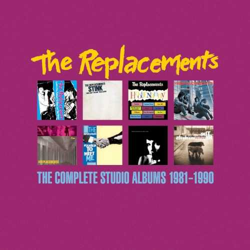 Allmusic album Review : Released in support of the Replacements ongoing mid-2010s reunion, the 2015 box The Complete Studio Albums 1981-1990 rounds up all the studio albums the Replacements made for Twin/Tone and Reprise, plus the Stink EP. This may be based on the 2008 remasters from Rhino, but the box lacks any of the 2008 bonus tracks so this isnt a set for die-hard Mats fans, who will miss all those outtakes, B-sides, live cuts, alternate takes, and stray songs. What this is, then, is the complete canon at an exceedingly affordable price -- the kind of thing that the less dedicated, whether theyre nostalgic Gen-Xers or curious Millennials, will find attractive.