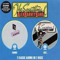 Allmusic album Review : A handy two-fer coupling of the Sensational Alex Harvey Bands first two albums, nicely remastered but sadly accompanied by nothing that has not been reissued before, Framed/Next captures the band as they took their first steps towards a superstardom that was by no means taken for granted. Early live audiences hated the group, and the only consolation for Harvey was that he actively enjoyed the confrontation.<br><br>Framed was recorded in under five days, and still steams with the seething fury of its birth, a mixed bag of new creations, odd concoctions, and oldies that Harvey had been playing for up to a decade. Both the title track and "I Just Want To Make Love To You" were reprised from his Alex Harvey Soul Band debut album; "Hole In Her Stocking" had already appeared on his last LP, as a member of the Rock Workshop troupe; and "Midnight Moses" revisited a lost 1969 single. Elsewhere, however, the epic "Isabel Goudie" showcased his backing band with a lengthy recounting of a Scottish witch legend, while the decidedly unseasonal Yuletide single "Theres No Lights On The Christmas Tree" told the tale of a gangster going to the electric chair. And "The Hammer Song" found an entire new generation of fans after Nick Cave covered it on 1990s The Good Son. At the time, though, they couldnt give this stuff away.<br><br> Fast forward a year and the bands fortunes had changed dramatically. Now regarded as one of the top live acts in the country, the criticism was that their vinyl didnt reflect their live performances. Next, dynamically produced by Phil Wainman (later better-known for his work with the Bay City Rollers), would change that forever.<br><br> Once again, the title song was a cover, a dramatic version of Jacques Brels "Au Suivant" transformed into an apocalyptic tango. More important within Harveys own subsequent iconography, however, was the pulsing "Faith Healer," a magnificent invocation that was soon to become the bands traditional set-opener (replacing a manic version of the Osmonds "Crazy Horses") and has since, of course, ascended to the status of Rock Anthem.<br><br> The seethingly sexual "Swampsnake" and the lascivious "Gang Bang" cater delightedly to the bands reputation for taking no prisoners, but a rambunctious version of Freddie Bells 1956 classic "Giddy Up A Ding Dong" gives ample vent to their lighter side, before Harvey unleashes the semi-autobiographical "Last Of The Teenage Idols," a song recounting his long ago triumph in a Scottish Tommy Steele competition. Its a great conclusion to the album, and a fitting finale, too, to this releases roundup of SAHBs first full year in action.