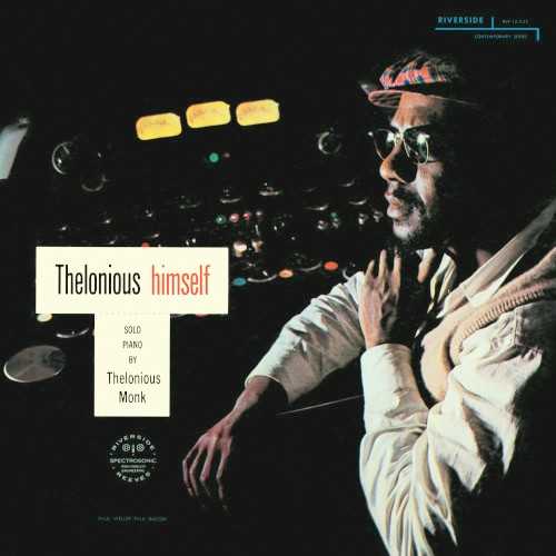 Allmusic album Review : On each of his first three recordings for Riverside, Thelonious Monk included a solo piano presentation, and for many listeners, these were the highlights of each recital. And so it was decided that Monks fourth Riverside recording, Thelonious Himself, would be composed entirely of solo interpretations; well, almost. Like a great actor finding heretofore obscure layers of meaning in a familiar soliloquy, Monk takes familiar themes such as "April in Paris," "I Should Care," and "Almost Alone" and distills them down to a single essence. Where most pianists would simply expand upon the tune (or employ the chord changes as a showcase for their own variations), Monk keeps everything focused on thematic materials. For his final selection, "Monks Mood," the pianist insisted on adding bassist Wilbur Ware and an up-and-coming tenor saxophonist named John Coltrane. By allowing them to italicize and expand upon his basslines and lead melody, Monk enabled listeners to zero in on the essence of his solo and ensemble styles.