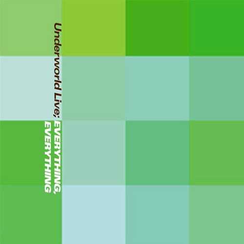 Allmusic album Review : Underworld didnt become one of the biggest groups in the dance world by sitting in the studio all day, spending as much time making tea as producing tracks. Between records, the trio toured incessantly -- playing rock venues, dancefloors, major festivals all over the world -- and consistently made the single best case for techno working in a live (as opposed to club) context. So instead of a mix album (though alumnus Darren Emerson did record a volume in the Global Underground series), in mid-2000 Underworld released the live album Everything, Everything. And just like their studio LPs, this one works so well, not just because the tracks are so excellently produced, but because Underworld is so good at placing sympathetic tracks next to each other and creating effortless-sounding transitions. Each of the acts previous albums blended tracks so smoothly that new listeners were often forced to check the CD player just to see which track theyre on at any second. Beginning here with "Juanita/Kiteless," the opening track(s) from 1996s Second Toughest in the Infants, Underworld tweaks the production slightly, then slides right into "Cups" and "Push Upstairs" from 1999s Beaucoup Fish. After pausing a few seconds to catch their breath (figuratively speaking) and accept some audience applause, the trio push onward into "Pearls Girl," perhaps the best production of their career and an obvious peak here. Granted, Underworld doesnt blend each transition on Everything, Everything, and Karl Hydes vocals arent always as perfect as on the LP. Still, excellent track selection (evenly distributed from all three LPs) and a winning performance let the band get nearly everything right on their first live album.