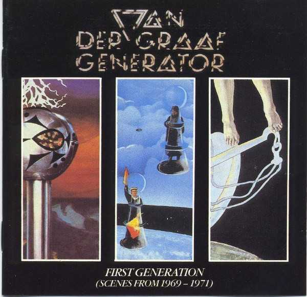 Allmusic album Review : Trying to assemble a Van Der Graaf Generator overview really is a much harder task than might be expected; the group may have produced few albums in total, but deciding what can be excerpted from each one is a nightmare. The result for First Generation is that The Least We Can Do Is Wave to Each Other is almost ignored, Pawn Hearts is missing only "Lemmings," and H to He Who Am the Only One has the two obvious high notes ("Killer" and "Pioneers Over C") grabbed. The Aerosol Grey Machine is utterly ignored, as are the two single B-sides ("W" and "The Boat of Millions of Years"), although "Theme One" is included. The track order is a mess, with neither chronology nor tone being taken into account; "Refugees" closes the album, for example, having frittered away the energy generated by the ionized conclusion of "A Plague of Lighthouse Keepers." Great music, as always (and poor mastering), but not the best foot forward, certainly -- Second Generation is considerably better. Also, as of late 2000, a much better introduction can be had in the shape of An Introduction to Van Der Graaf Generator, a single-album companion to the four-disc Box.