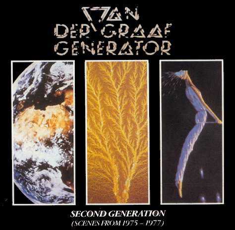 Allmusic album Review : "What kind of music do you play? They never had an easy answer. This was some of it." Peter Hammill, as ever, being sincerely non-committal about style and influence, yet managing to be securely on target at the same time. Second Generation is set up as the second half of an overview of Van Der Graaf Generator, but it definitely has a bias; three of the four cuts comprising Godbluff are included here, while Vital is completely ignored, right down to the exclusion of the studio version of "Ship of Fools" (later included on I Prophesy Disaster). VDGG fans will find reasons to quibble, certainly -- the track selections are sometimes questionable, and the lack of proper remastering shows in the unfortunately muddy tone of many of the tracks ("Siren Song" and "Cats Eye/Yellow Fever/Running" fare better than most, with a certain degree of crispness and a nice tight bass). The exclusion of "Vital" and "Ship of Fools" is also a definite minus. However, as something of an introduction to VDGG, this, with First Generation, serves fairly well, though the set has been superseded, to some extent, by A Introduction (2000) and Box (2000).