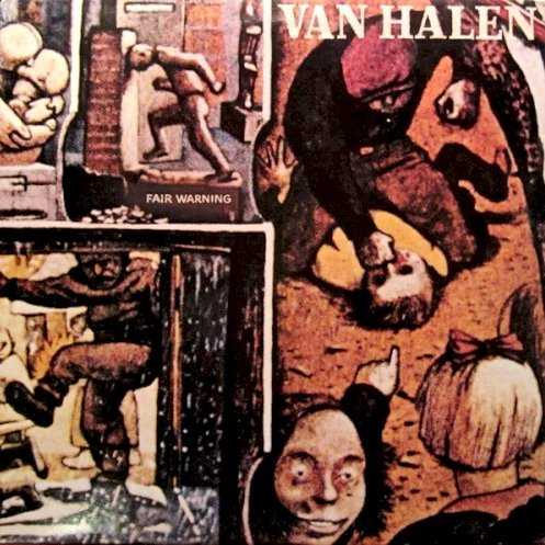 Allmusic album Review : Of all the early Van Halen records, Fair Warning often gets overlooked -- partially because its a dark, strange beast, partially because it lacks any song as purely fun as the hits from the first three records. Because of that, there were no hits from Fair Warning that turned into radio anthems; only "Unchained" and, to a lesser extent, the grinding opener, "Mean Street," rank among the groups best-known songs, and theyre not as monumental as "And the Cradle Will Rock," from the preceding album, Women and Children First. Theres a reason for that: this album aint a whole lotta fun. Fair Warning is the first Van Halen album that doesnt feel like a party. This may be a reflection of the bands relentless work schedule, it may be a reflection of the increasing tension between Eddie Van Halen and David Lee Roth -- the cause isnt important, because whatever the reason, Fair Warning winds up as a dark, dirty, nasty piece of work. Gloomy it may be, but dull it is not and Fair Warning contains some of the fiercest, hardest music that Van Halen ever made. Theres little question that Eddie Van Halen won whatever internal skirmishes they had, since his guitar dominates this record, even with the lack of a single dedicated instrumental showcase (the first time he lacked one on a VH album). Eddie sounds restless here, pushing and pulling the group toward different rhythms and textures, from the disco beat that pulsates on "Push Comes to Shove" to the swinging rhythms on "So This Is Love?" and, especially, the murky synths that comprise the instrumental "Sunday Afternoon in the Park" and the grimy, gunky closing rocker, "One Foot Out the Door." Either inspired or spurred on by the gloomy rock Eddie cranked out, David Lee Roth casts his net far wider than his usual litany of girls and good times. He spits and swears, swaggering without his usual joie de vivre, with even his sex songs feeling weary and nasty. Whatever spawned it, that nastiness is the defining characteristic of Fair Warning, which certainly doesnt make it bunches of fun, but it showcases the coiled power of Van Halen better than any other album, which makes it worth visiting on occasion.