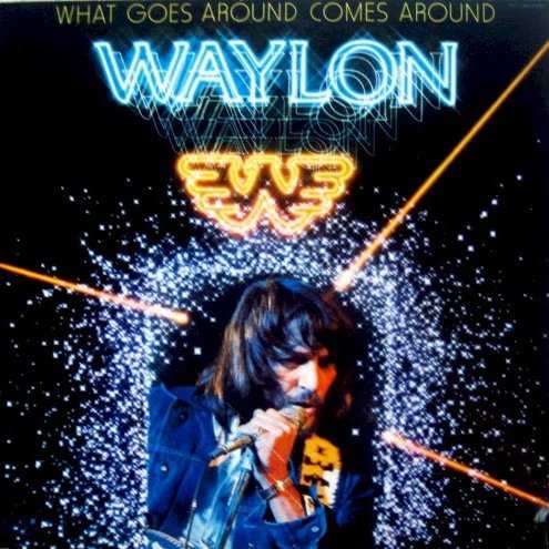 Allmusic album Review : When What Goes Around Comes Around was released in late 1979, Waylon Jennings was riding a hot streak of seven number one albums in a row. This didnt reach the top spot only because it was shut out by the phenomenal crossover success of Kenny Rogers Kenny, so it sat at number two for 14 weeks -- so, even if it didnt really reach the top of the charts, it came close enough to count. The generally accepted conventional wisdom about Jennings late-70s/early-80s records is that they pale in comparison to his early-70s records, which is true on the surface but does albums like What Goes Around a disservice. Yes, the neon-and-laser studded cover of this record is ridiculous, but the music isnt splashy and the album, as a whole, is more cohesive than Ive Always Been Crazy, even if it isnt as weighty as Ol Waylon. Reading between the lines, its easy to hear Jennings getting a little weary under the hot spotlight of stardom -- theres the storming opener of Rodney Crowells "I Aint Living Long Like This," which easily became an anthem for the waning days of outlaw, but theres an underlying sense of sadness that runs through the record, particularly the ballad-heavy second half. That Jennings doesnt contribute many originals -- he just co-writes the silly but charming vaudeville of "Its the Worlds Gone Crazy (Cotillion)" with Shel Silverstein -- but that doesnt matter because the choice of songs is strong, displaying that Waylon still hadnt lost his expert ear for songs that suited his styles. True, it isnt a set of stone-cold classics that compares with Honky Tonk Heroes, but "I Aint Living Long Like This" is iconic, "Come With Me" is moving, "Another Mans Fool" is a sly barroom number, and his take on Mickey Newburys "If You See Her" is beautiful. Since Waylons first-rate work is so good and so bountiful, its easy to overlook the relatively modest pleasures of a record like this, but only a fool would dismiss it out of hand, because theres a lot of good music here -- more than enough to justify his continued hot streak.