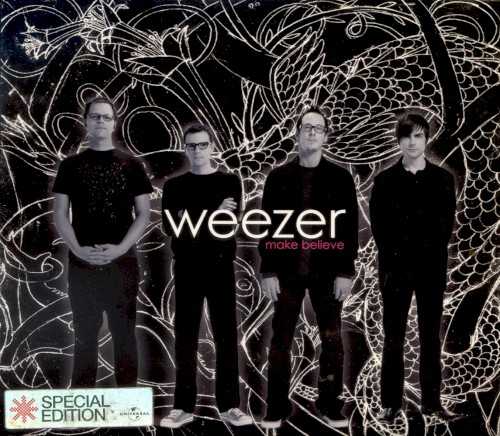 Allmusic album Review : As a Rolling Stone cover story on newsstands the week before the release of Make Believe made clear, Weezer leader Rivers Cuomo is an odd, ornery sort. Hes a genuine rock & roll maverick, at once attracted and repelled by his star status, disappearing for long stretches at a time, often to return to college. He writes and records far more songs than whatever winds up on a final Weezer record, which are often whittled down to just 30 or 40 minutes, leaving untold numbers of songs in the vaults. What makes the situation even stranger is for as obstinate and unpredictable as he is, Cuomo does not make odd music: hes a pop songwriter fronting a hard rock band, equally enamored with big choruses and loud guitars. While each of Weezers records has a defining characteristic -- whether its a sound, a lyrical theme, or simply an emotional feel -- that separates it from its predecessor, each album is clearly written from the same perspective: that of a brainy misfit raised on cheap metal and new wave, whose nerdiness always kept him on the outside looking in. This was true even after Cuomo became a star, thanks in large part to how he had a gift for articulating how very awkward he felt within the constructs of a catchy, melodic, concise pop song. But as rock stars since Elvis have learned, fans are a demanding lot, especially when they identify so heavily with a specific work, as Weezers cult did with Pinkerton, the bands second album. It flopped upon its 1996 release but became a word-of-mouth hit over the next five years, leading up to their eagerly awaited comeback, Weezer, their second eponymous album that is otherwise known as The Green Album. Appropriately for a self-titled affair, Weezer functioned as an introduction to a new incarnation of a band, one that sounded similar but had a different outlook: namely, one that was deliberately notintrospective, a conscious shift away from plaintive introspection of Pinkerton. The Green Album and its quickly released 2002 follow-up, Maladroit, were both sharply written, tightly constructed, quite excellent, and popular rock records, but that didnt stop some fans from grumbling that neither album was as affecting as Pinkerton.<br><br> Those same fans will likely not be happy with Cuomos return to musical, emotional bloodletting with 2005s Make Believe. It may be a spiritual cousin to Pinkerton, yet its far removed from the raw, nervy immediacy of that album. Nearly ten years separate the two records, a long time by any measure, so it shouldnt be a surprise that Cuomo has a far different emotional outlook here. On Make Believe he purposely avoids the pain and torture of Pinkerton, where the guitars exploded and scraped, complementing the torment in his lyrics. Here, Cuomo is trying to sort things out, sometimes beating himself up over past mistakes, sometimes looking at his surroundings sardonically, but something separates Make Believe from previous Weezer albums: a palpable sense of optimism, a feeling of hope, a new positivity. Thats not really what the legions of Pinkerton fans are looking for. Theyre likely going to find some of his lyrics perilously close to a self-help manual, particularly when Cuomo writes a sappy ode to his best friend -- and its pretty much a given that they wont respond to Rick Rubins sleek, layered, propulsive production, which makes Weezer sound far more new wave than Ric Ocasek ever did. (Rubin also keeps the band far away from the pseudo-new wave of the Killers and the Bravery, which is why hes a highly paid pro.) But let those fans pine for the past, because the very things that theyll find irritating about Make Believe are what make it yet another first-rate Weezer record. Part of the bands appeal is that Cuomo not only skirts the edge of embarrassment, he frequently passes far beyond it, and while that very trait is irritating in the hands of lesser-talented emo bands, in Rivers, its quite ingratiating and endearing because he has the musical skills to back up his self-analysis. He never overwrites, either in his words or melodies, his songs are carefully, precisely crafted pop, and his love of metal and rock gives his music muscle and balls. These gifts are as evident on Make Believe as they had been on every other Weezer record -- the only difference is this has a lighter, brighter feel than any of its predecessors, not just in the music but in its outlook. It might not be what Weezer fans want, but as that aforementioned Rolling Stone article made clear, Cuomo never cared much about that in the first place. If theyre not immediately taken with Make Believe, give it time. After all, Pinkerton didnt win fans immediately. make_believe