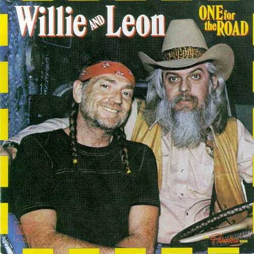 Allmusic album Review : One for the Road, Willie Nelsons duet record with fellow American music maverick Leon Russell, followed months after his freewheeling, jam-heavy double album Willie and Family Live. This record (once a double LP, now a single CD) wasnt recorded live and the songs run a little shorter, but it shares the same sort of loose spirit and easy-rolling eclecticism as the two, essentially backed by the Family, run through a mess of country and pop standards. The latter makes up for the second half and its appropriately a little more subdued feel, but its earthier than Stardust and it makes a good companion for the irresistible first half, which is often cheerfully rowdy (particularly on the dynamite opening triptych of "Detour," "I Saw the Light," and "Heartbreak Hotel") and convincingly bluesy on the ballads and mid-tempo groovers like the excellent "Trouble in Mind." Both Nelson and Russell are known as sharp interpreters of other peoples material, and teamed together, they might not reinvent these songs (though they come close on "Heartbreak Hotel"), but they infuse a lot of sound and spirit into these songs. Its a little bit too laid-back and easy to qualify as a no-holds-barred classic (particularly on the second half), but that mellow charm is precisely why its a small, priceless gem for any serious fan of either singer.