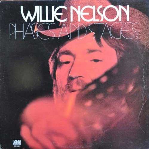 Allmusic album Review : If Shotgun Willie played a bit like a concept album, Phases and Stages was a full-blown one, tracing the dissolution of a marriage and devoting one side to the wifes perspective, the second to the husbands. If anything, Willie overplays his hand a bit, insisting on grafting the "Phases and Stages" theme between crucial songs to the point of genuine irritation. But, pretend that never happened, erase it from your mind, and Phases and Stages is easily the equal of its remarkable predecessor, a wonderful set of music that resonates deeply, as deeply as the words. Make no mistake -- the deceptively relaxed arrangements, including the occasional strings, not only highlight Nelsons clever eclecticism, but they also heighten the emotional impact of the album. And this is a hell of an emotional record, where even each sides celebratory honky tonk numbers (the medley "Sisters Coming Home/Down at the Corner Beer Joint" and "Pick Up the Tempo," respectively) are muted by sadness. Then, there are the centerpieces: "Walkin," where the woman decides its time to move on; "Pretend I Never Happened," perhaps the coldest ending to a relationship ever written; "Bloody Mary Morning," a bleary-eyed morning-after tale that became a standard; "Its Not Supposed to Be That Way," a nearly unbearably melancholy account of a love gone wrong; and "Heaven and Hell," a waltz summary of the relationship. Any two of these would have formed a strong core for an album, but placed together in a narrative context, their impact is even more considerable. As a result, this is not just one of Willie Nelsons best records, but one of the great concept albums overall.