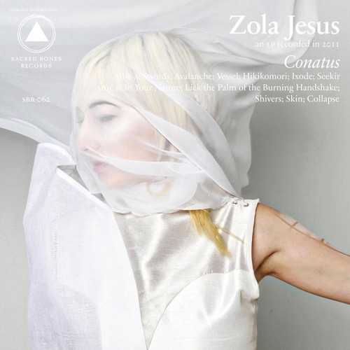 Allmusic album Review : In the vein of titles like Valusia and Stridulum, Zola Jesus Conatus has a name that will send listeners scrambling for the dictionary. The term, which refers to the will to survive and evolve, couldn’t be more fitting for this set of songs. Nika Roza Danilova appears swathed in white on the album’s cover, the polar opposite of the blue-black murk that covered her on Stridulum. As on that album, the grime of her earlier work is gone, but where Stridulum reached out with somber reassurance, Conatus is internal, examining destruction, surrender, survival, and rebirth up close. “Hikikomori” takes its name from the Japanese term for people who withdraw from society, and revels in solitude even though its beat could set a dancefloor in motion. “Ixode,” meanwhile, uses a hard-bodied tick as inspiration for its subtly insistent warmth. Conatus sound also feels like the other side of Stridulums clarity, presenting fractured beats and electronics (it’s no coincidence that Danilova made her Warp Records debut in a collaboration with Prefuse 73 earlier in 2011) alongside strings and other organic elements in a pristine studio setting: the single “Vessel” presents a seamless mesh of tightly coiled, robotic rhythms and Danilovas ricocheting vocals.<br><br> Over the course of the album, Danilova nods to goth, synth pop, industrial, and abstract electronica without pledging allegiance to any one style; she’s forging her own path, with the help of producer Brian Foote, her touring drummer Nick Johnson, and string players Sean McCann and Ryan York. Despite Conatus experiments, the vital elements of Zola Jesus sound -- massive drums and Danilovas throatily majestic voice -- are as unmistakable as ever. Her instrument is undeniably powerful, and more controlled here than it was before, but there’s still a remarkable rawness and vulnerability on songs such as the fatalistic “In Your Nature.” “Skin”’s self-loathing sounds like hitting bottom (albeit beautifully), and confessions like “it hurts to let you in” on “Collapse” manage to be as comforting as they are blunt. This complexity extends even to Conatus relatively accessible moments, which inch closer to pop without actually delivering it. Only Danilova could make a more or less straightforward power ballad called “Lick the Palm of the Burning Handshake"; “Seekir”’s rousing beat beckons, but Danilovas intensity is still formidable; and “Avalanche” sets her pleas for love to handclaps that sound like they’re straight from a Casio. While Conatus isn’t as direct as Stridulum, it’s still some of her most satisfying work. This is music made in and for the darkest hours, and a striking portrait of the times when crisis and opportunity meet.